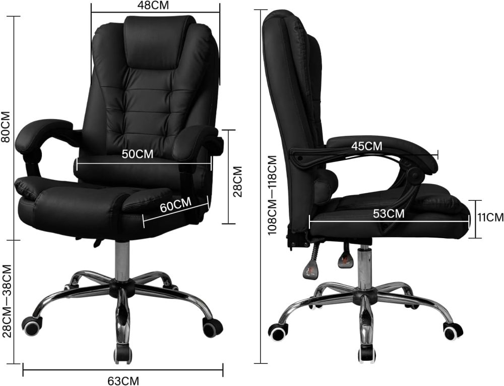 Silla de oficina ergonómica