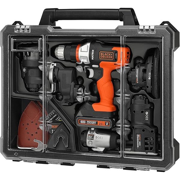 BLACK+DECKER  Juego de Herramientas 6 Piezas MTX20K6A-B3