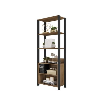 Escritorio Sky Cajones + Estante Sky 5 niveles + Silla Ergonómica