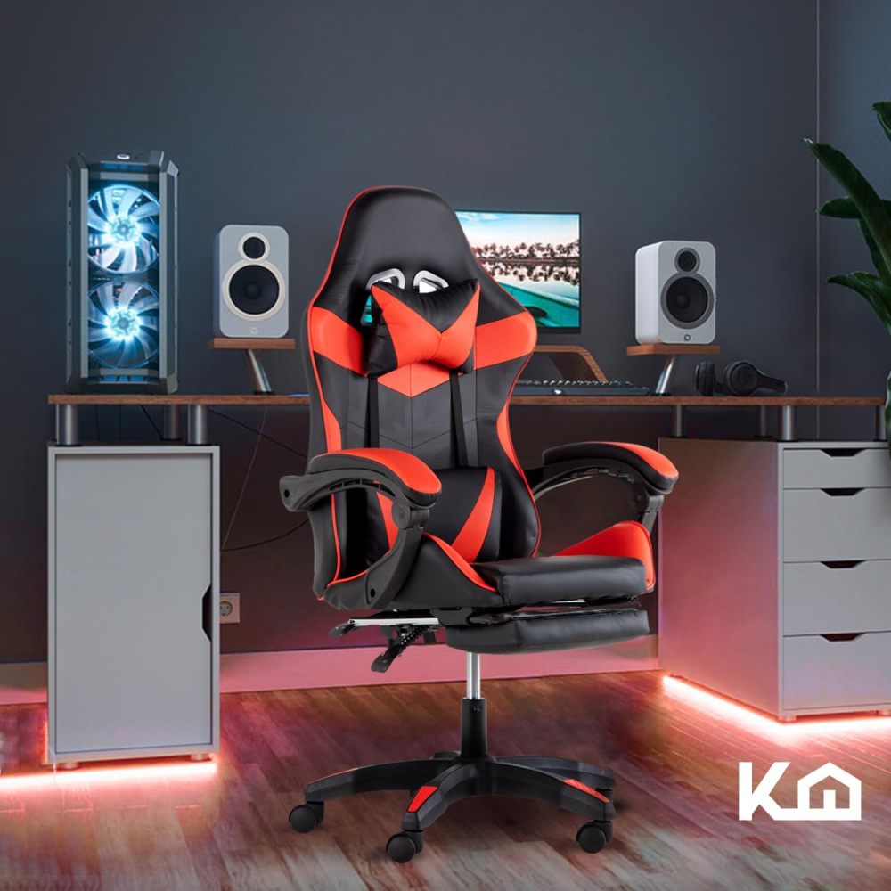 Silla ergonómica reclinable para juegos