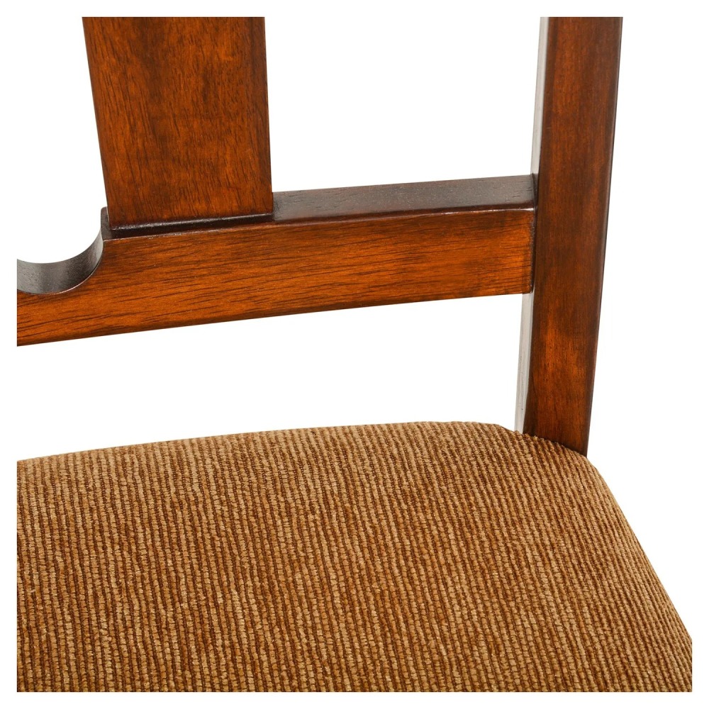 Juego de Comedor Louis 6 Sillas Mesa Rectangular 90x94x140 cm Capuccino