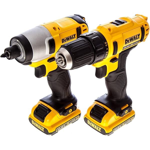 DCK211D2T-QW - KIT Taladro Atornillador (DCD710) XR 12V + Atornillador Impacto (DCF815) XR 12V + Organizador TSTAK V, con 2 baterías Litio 2,0Ah y cargador
