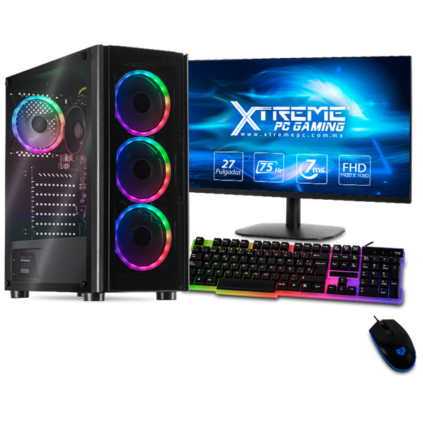 AMD Radeon Renoir Ryzen 5 5600G 16GB SSD 240GB 3TB Monitor 27 WIFI negro XTXZR516GBRENOIR