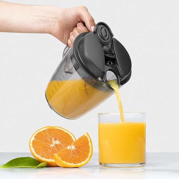 NBJ50100 - Máquina centrífuga para exprimidor de frutas, verduras y alimentos, 27 onzas/1,5 litros, 800 vatios, gris