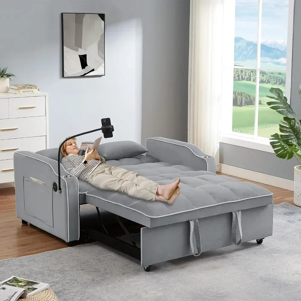 El sofá cama 3 en 1 es compatible con sofás de sala de estar con dos dispositivos de puerto diferentes.