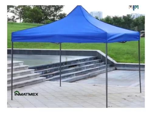 Toldos Plegable Azul 3x3 En Oferta