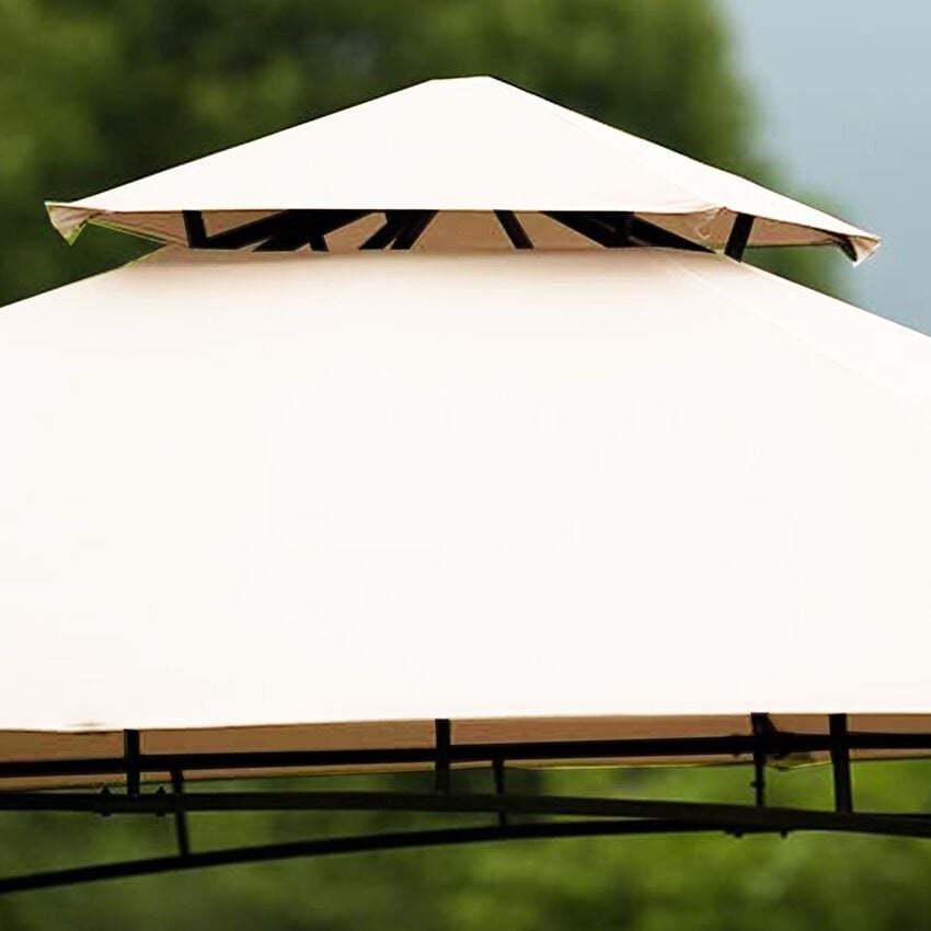 Pérgola con Lateral 3x3mt Marfil