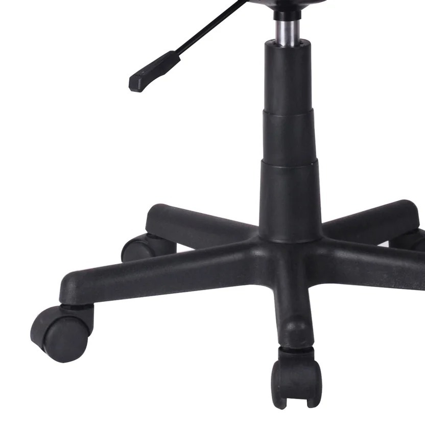 Silla de Escritorio Ejecutiva Giratoria Respaldo bajo Negra Just Home Collection
