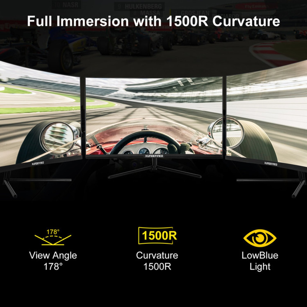Monitor Gamer Curvo 27 pulgadas Full HD 180Hz