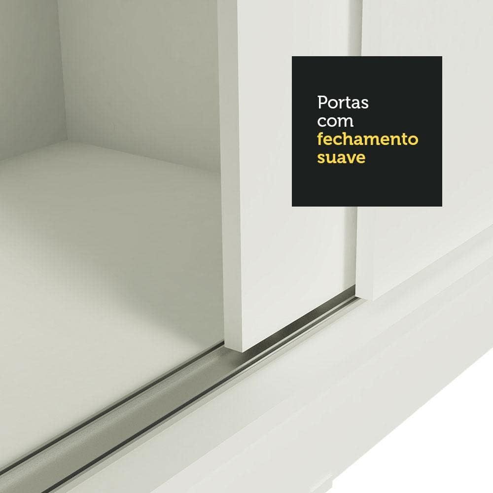 Ropero Closet con 3 Puertas y 1 Espejo Reno - Blanco