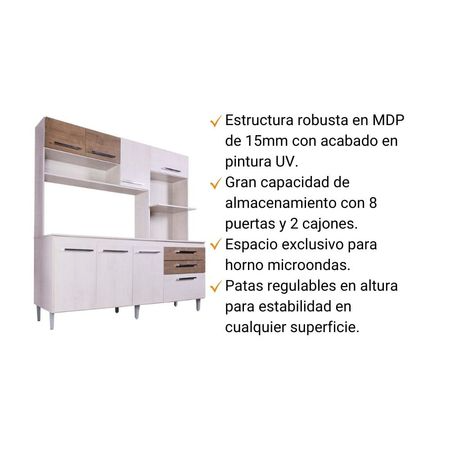 Mueble de cocina Blume 185cm