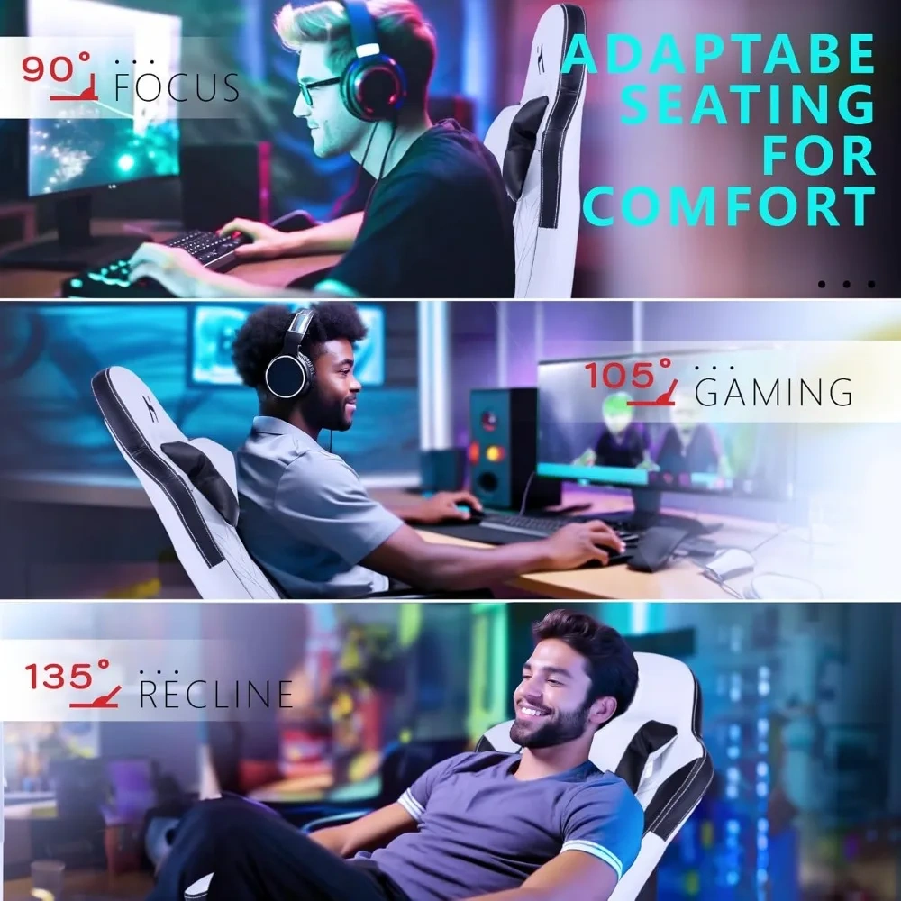 Sillas para juegos Sillas para computadora para jugadores, Sillas para juegos ergonómicas