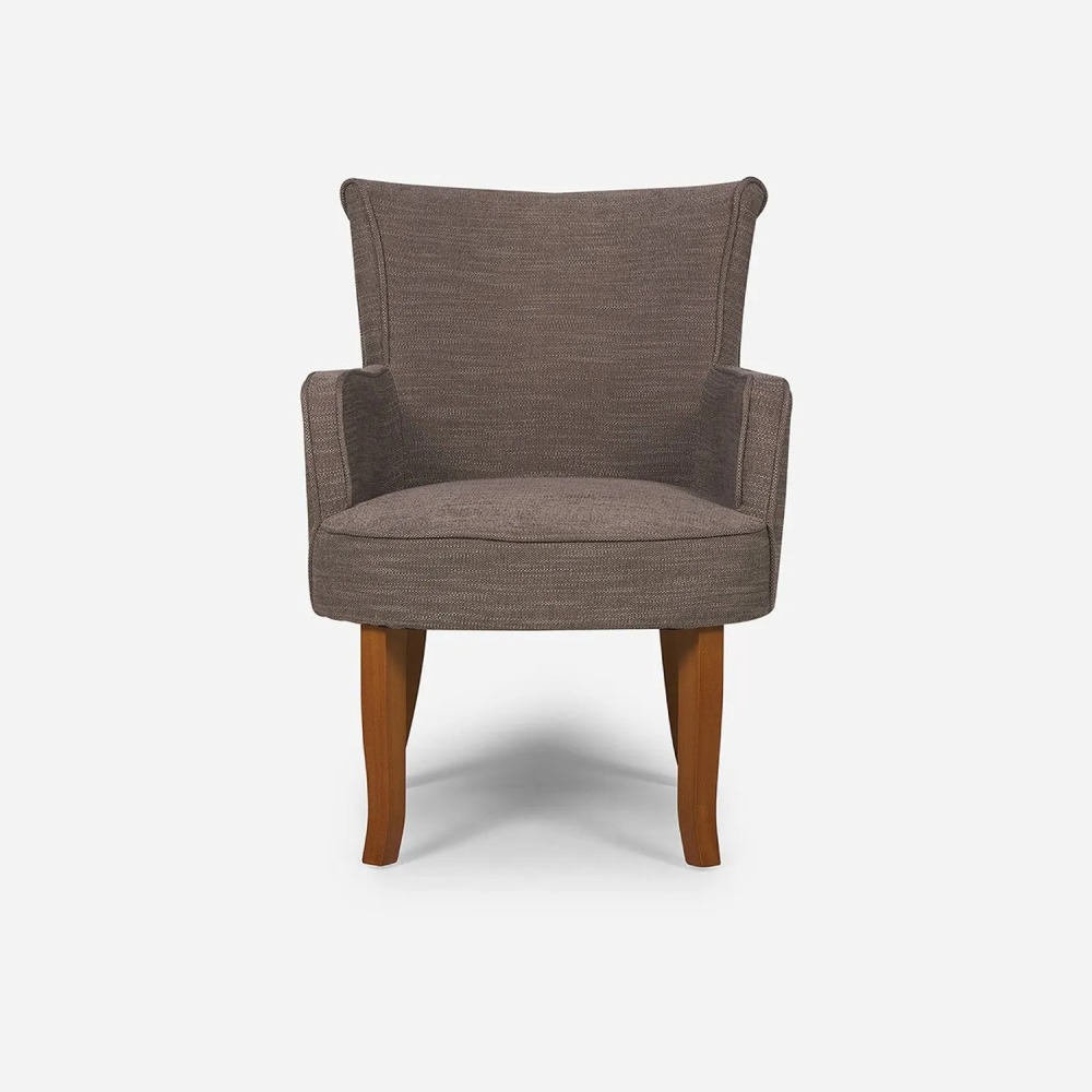 Set 2 Poltronas Rosen Emily Tela Taupe