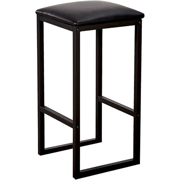 juego de mesa de comedor con mesa de vidrio para 4, Negro