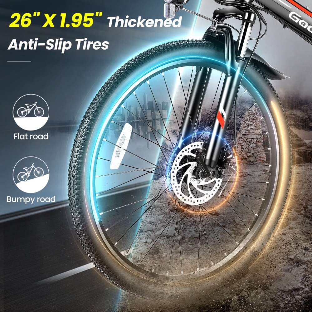 🔥 Bici Eléctrica Montaña PLEGABLE 500W - Autonomía 50km - ¡Envío Gratis!