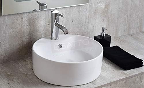 Inodoro Esatto®, lavabo de cerámica y juego de grifería gratuito WC-002 Rondo