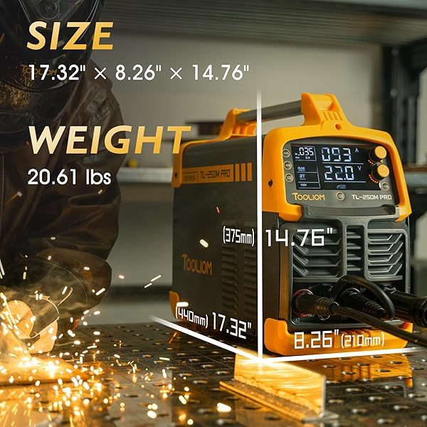 135A MIG Welder Flux Core 110V MIG Soldador sin gas MIG/Lift TIG/Stick Máquina de soldadura 3 en 1 IGBT DC Inversor con visualización LCD Soldador MIG de flujo 135A 110V