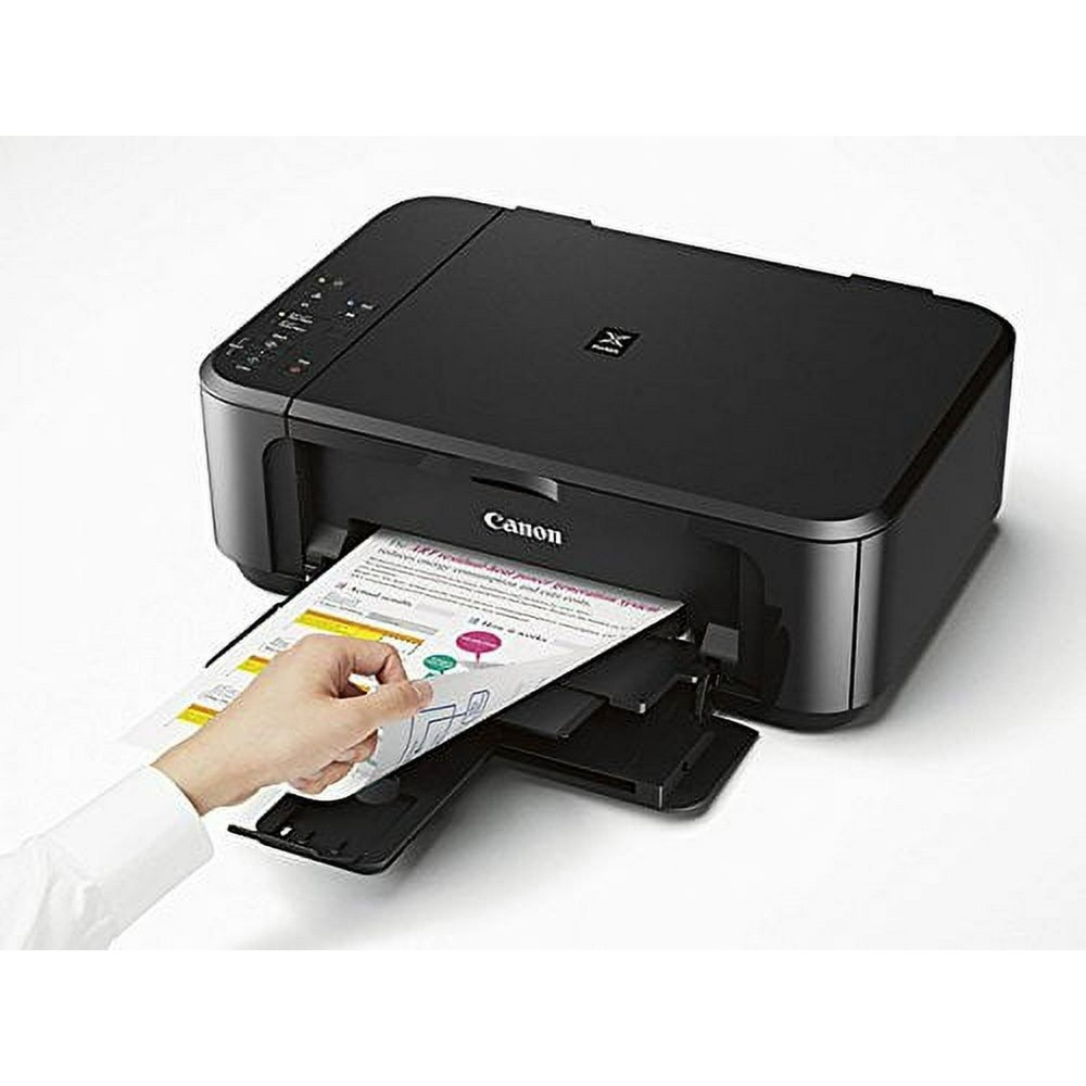 Wireless All-in-One Color Inkjet Photo Printer, Black