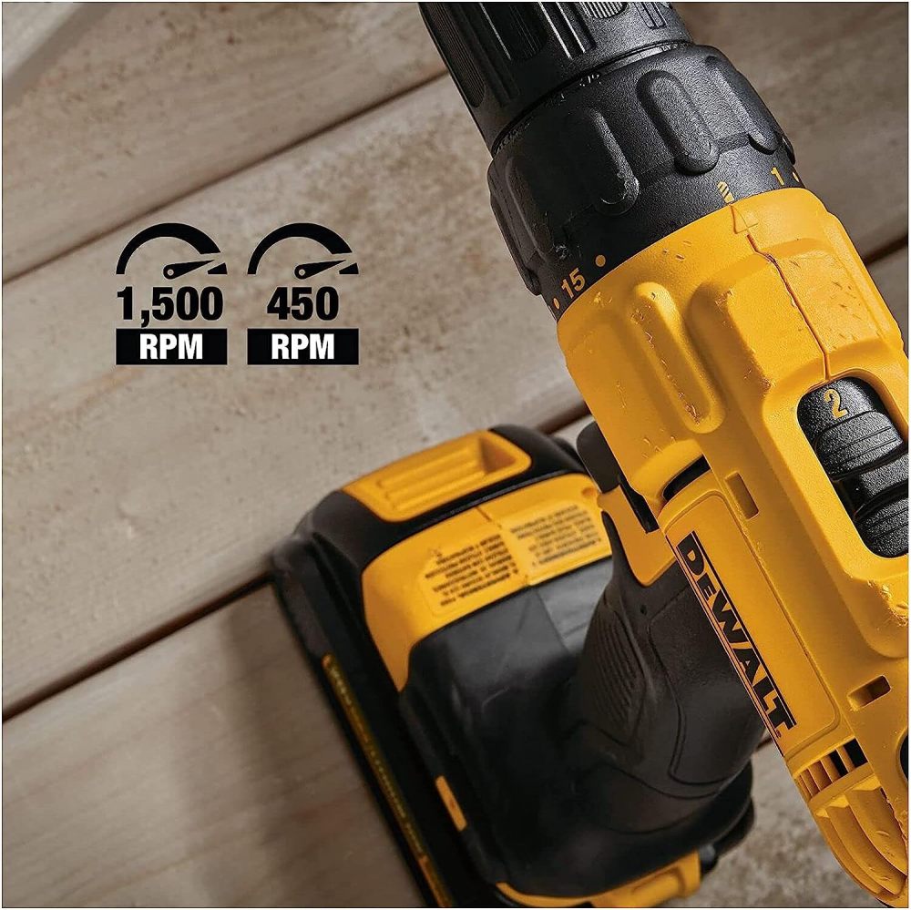 💕Promoción de aniversario por tiempo limitado ya disponible Kit Taladro Atornillador y Llave de Impacto 20V MAX DCK240C2