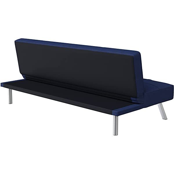 Serta Rane Convertible Sofa Lounger Microfiber Light Grey Full Light Gray Modern