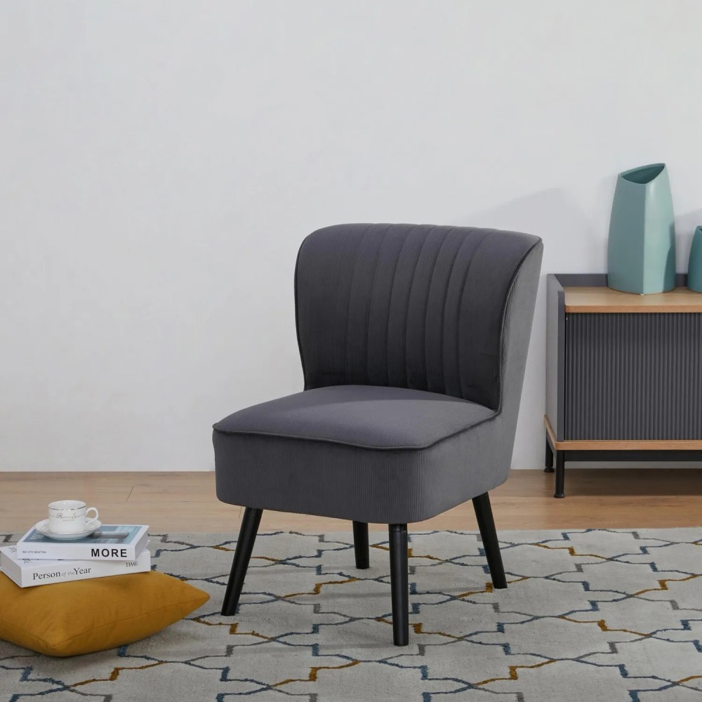 Poltrona 1 cuerpo RABAT 64x80x58 cm Gris