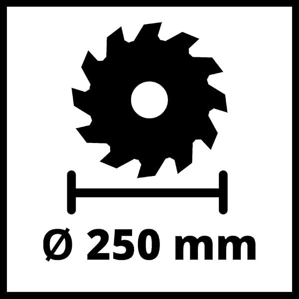 Mesa de corte TC-TS 2025/2 U (máx. 2.000 W, ajuste de la altura/ inclinación de la hoja de sierra de precisión, tope-guía paralelo, tope-guía angular +/- 60°), Color Negro