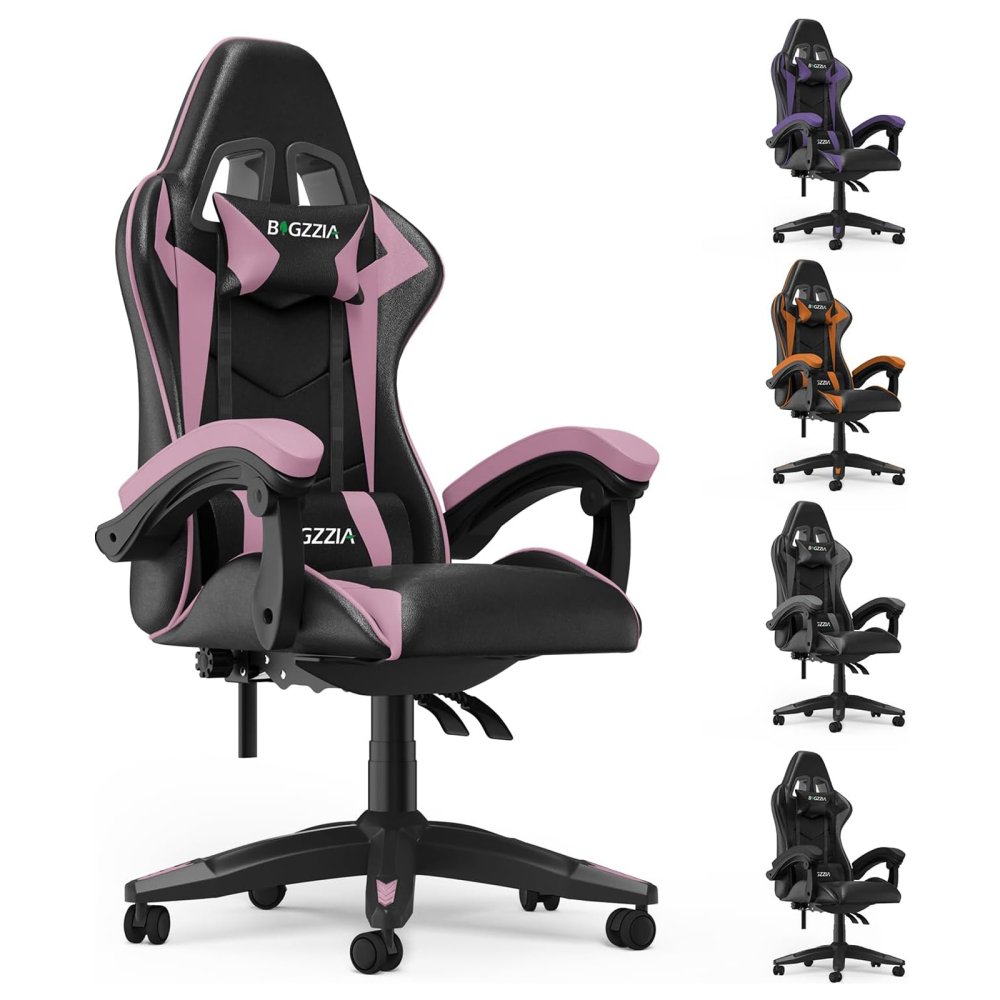 Reposacabezas y soporte lumbar para sillas de juego Sillas de juego Silla de carreras