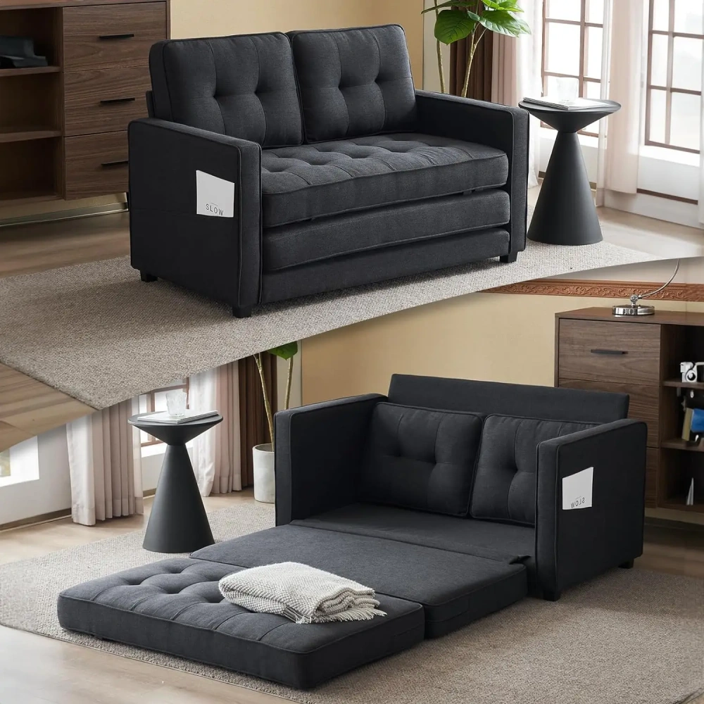 Sofá cama convertible, sofá futón, sofá para sala de estar