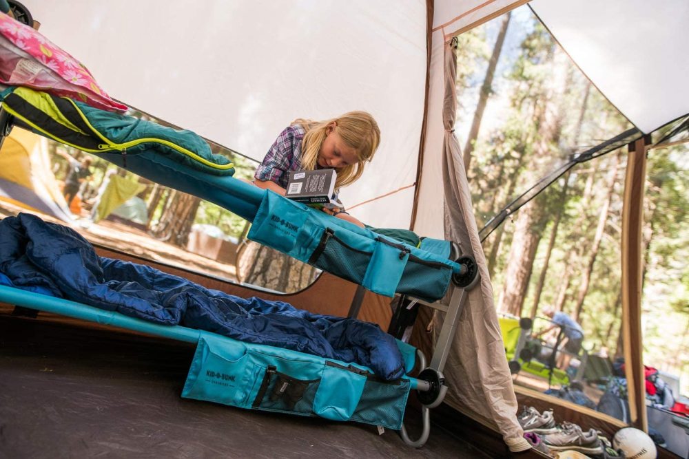 【Today's Deals】Versatile Children's Portable Mobile Camping Bunk || Sitting Bench