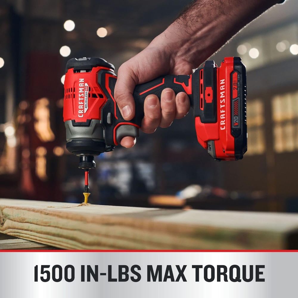 V20 RP Taladro inalámbrico y destornillador de impacto, kit combinado de herramientas eléctricas sin escobillas, 2 baterías y cargador incluidos (CMCK211C2)