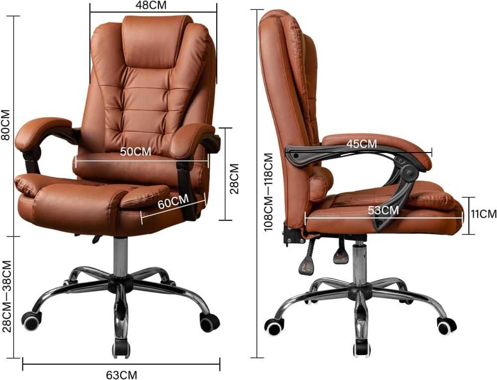 Silla de oficina ergonómica