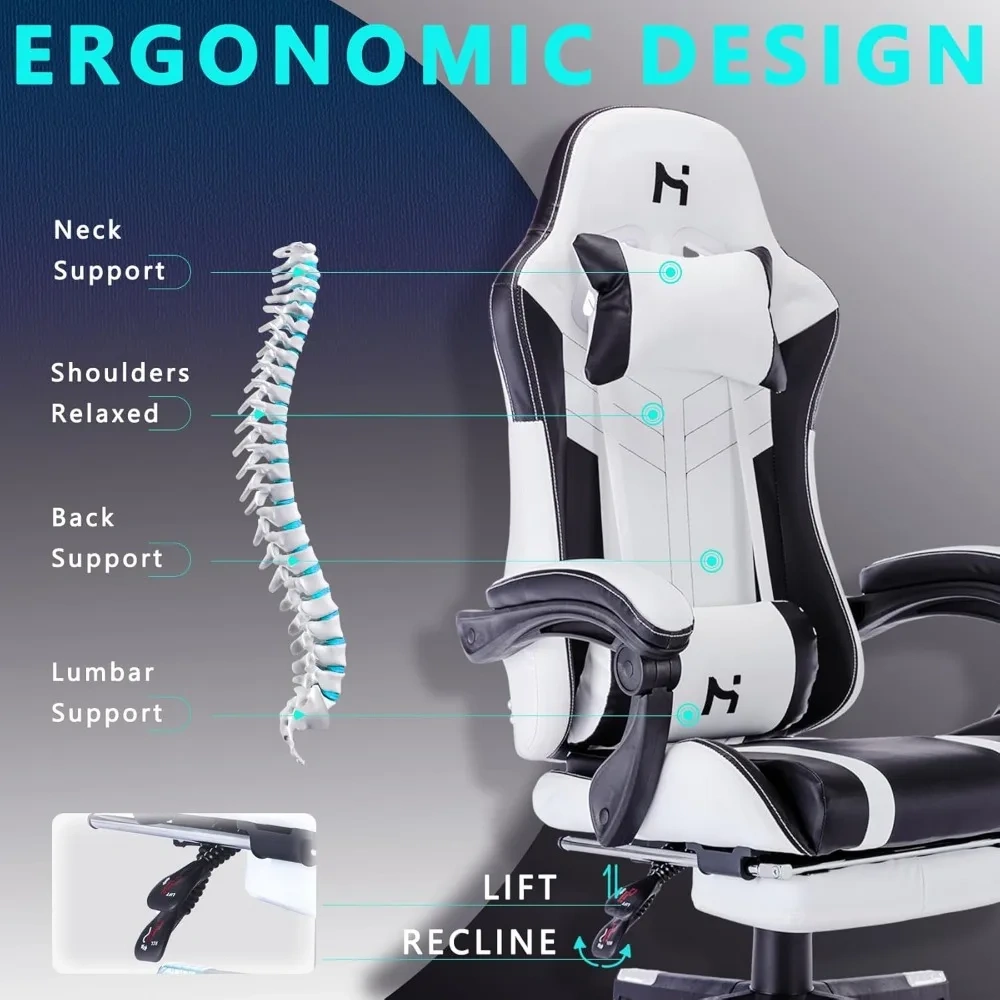 Sillas para juegos Sillas para computadora para jugadores, Sillas para juegos ergonómicas