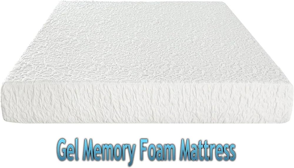 DynastyMattress Colchón de Espuma viscoelástica de Gel frío de 4 Pulgadas para sofá Plegable Convertible