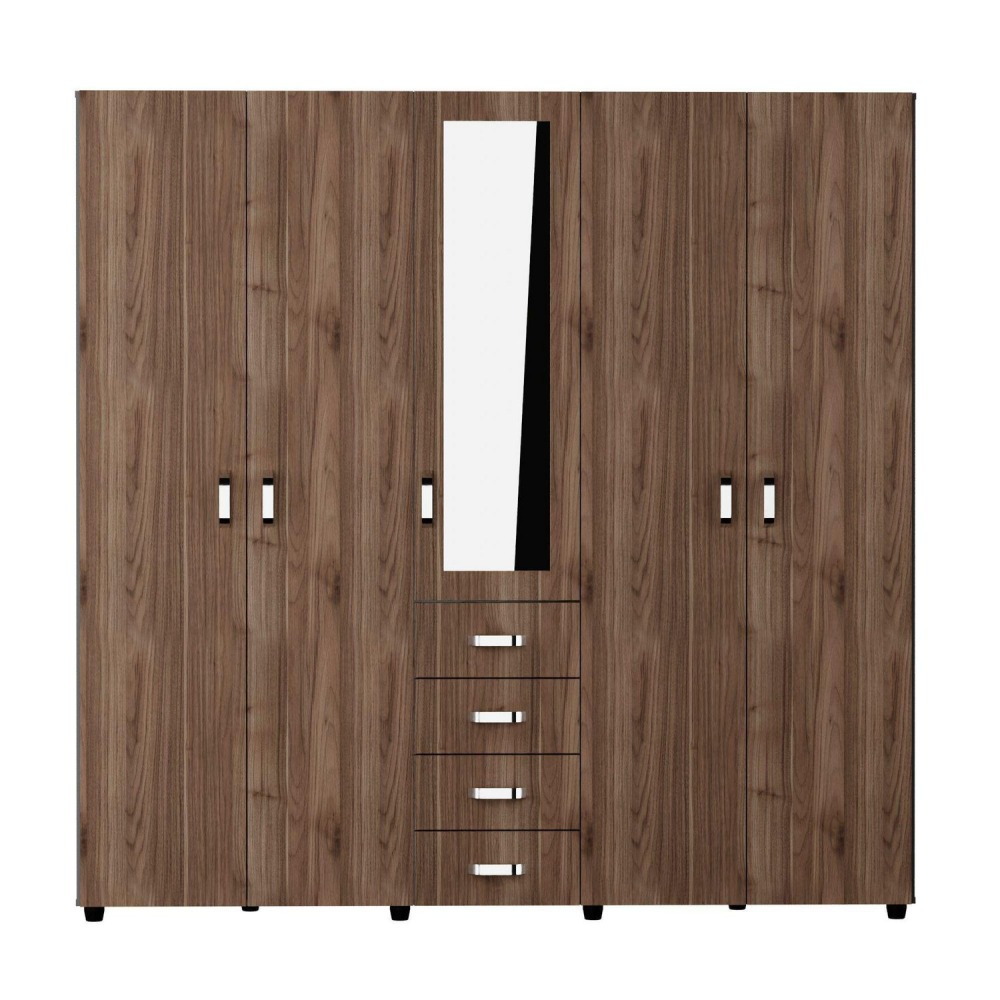 Closet Bruselas 200x200x50 cm Gales Wengue