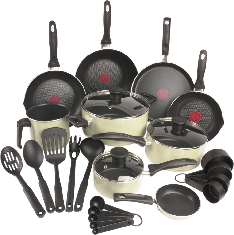 Batería de Cocina Supercook de 26 piezas Color Rojo con Antiadherente Titanium, tecnología Thermo Señal, de fácil limpieza y base difusora para crear deliciosas recetas, B929SZ84