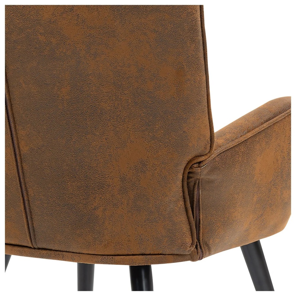 Sitial New Kas Acolchado Con Apoyabrazos Suede