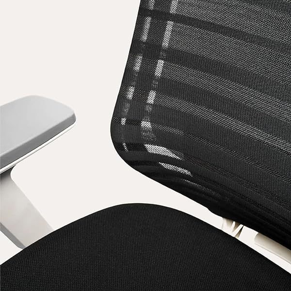 Silla ergonómica: una silla de escritorio versátil con soporte lumbar ajustable, respaldo de malla transpirable y ruedas suaves