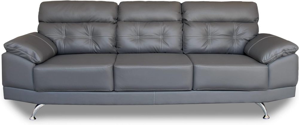 CONFORTOPIEL | Sofá de Piel Genuina Dublin (Chocolate) Medidas APROXIMADAS: (230 cm Largo x 85 cm Profundidad x 95 cm Altura)