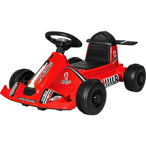 Go Kart Eléctrico 12v F1 Niño Música Mp3 Usb Luz Rojo