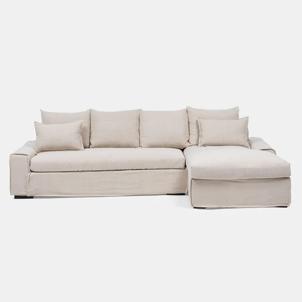 Sofá Seccional Elba Derecho Beige