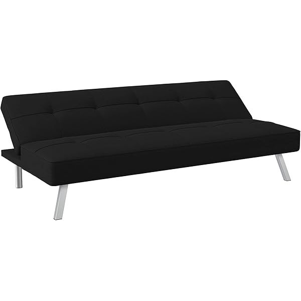 Serta Rane Convertible Sofa Lounger Microfiber Light Grey Full Light Gray Modern