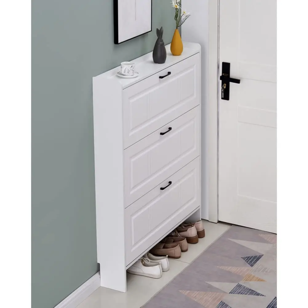 Gabinete de Zapatos Oculto en la Pared - ¡Oculta tus Zapatos con Estilo!🚪👠
