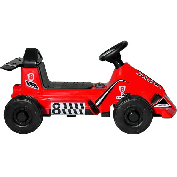 Go Kart Eléctrico 12v F1 Niño Música Mp3 Usb Luz Rojo