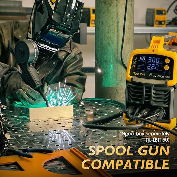 135A MIG Welder Flux Core 110V MIG Soldador sin gas MIG/Lift TIG/Stick Máquina de soldadura 3 en 1 IGBT DC Inversor con visualización LCD Soldador MIG de flujo 135A 110V
