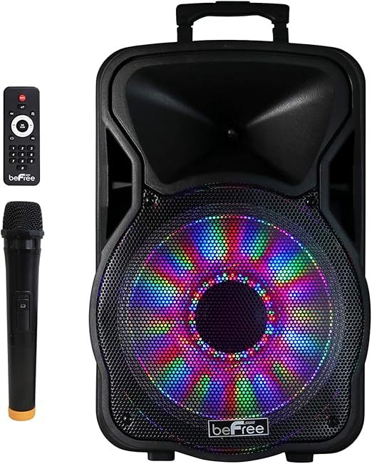 Altavoz portátil portátil de 12 Pulgadas y 2500 W con Luces iluminadoras