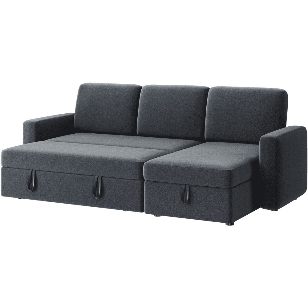 Sofá Seccional Reversible Alden Design con Puertos USB y Type-C para Sala de Estar
