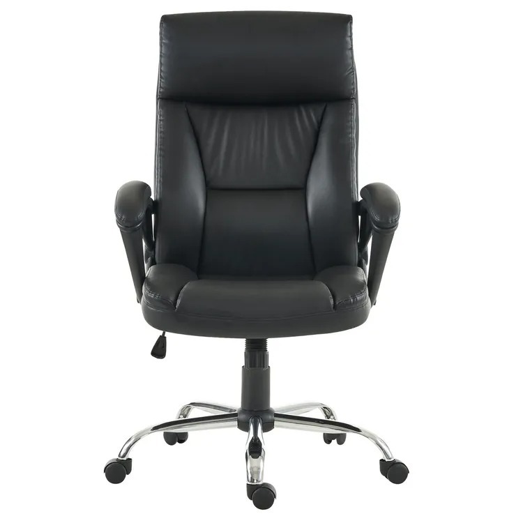 Silla Oficina Gerencial TUKASA Vicente Ecocuero Negro