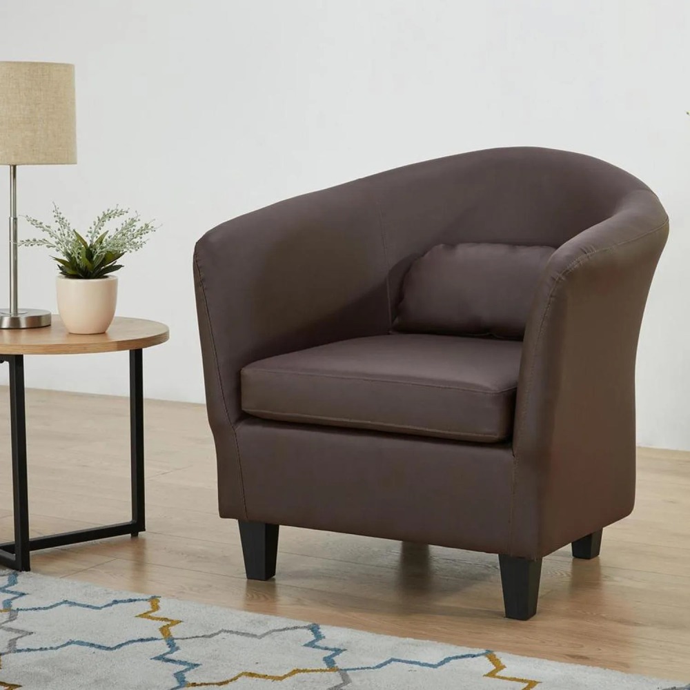 Poltrona 1 cuerpo PCY010N2SB 78x77x71 cm Café