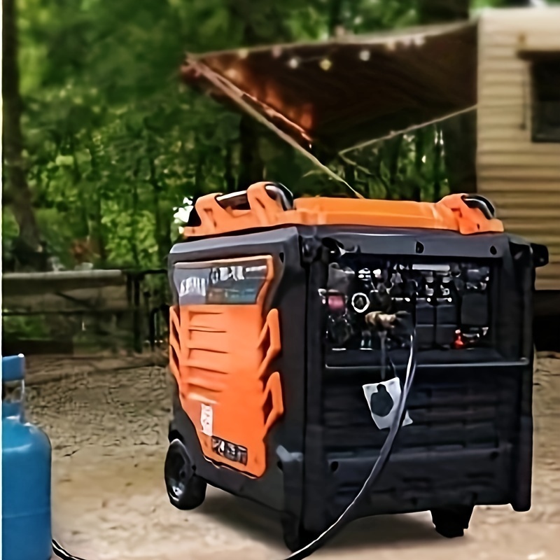 Generador inversor portátil  de 10500 W, compatible con EPA, función de modo ecológico, ultraligero para uso doméstico de respaldo, camping y vehículos recreativos