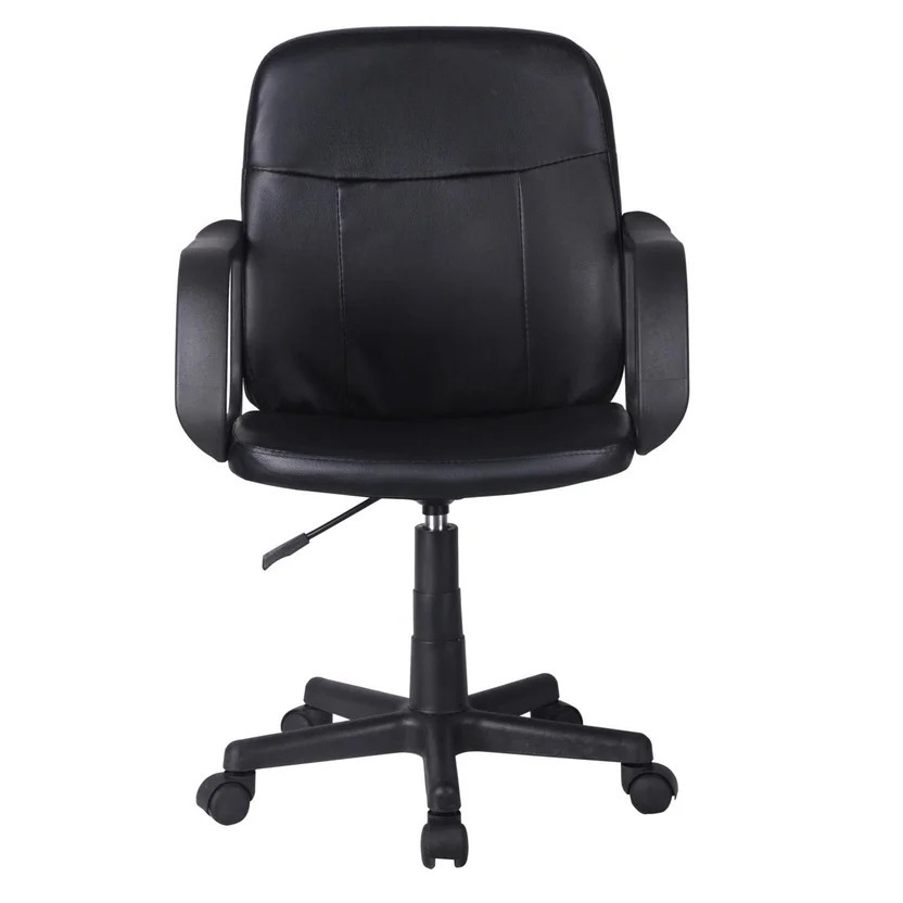 Silla de Escritorio Ejecutiva Giratoria Respaldo bajo Negra Just Home Collection